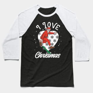 I love Christmas Baseball T-Shirt